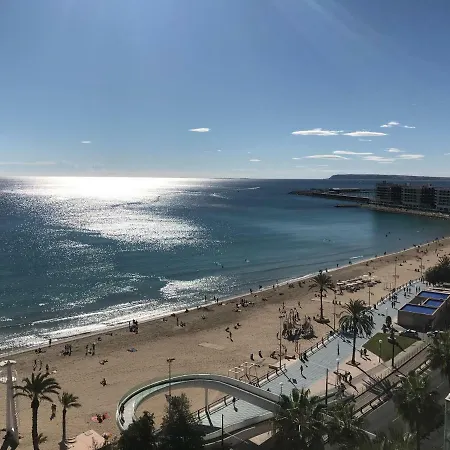 Con Vistas Al Mar Primera Linea De Playa Del Postiguet Apartment Alicante