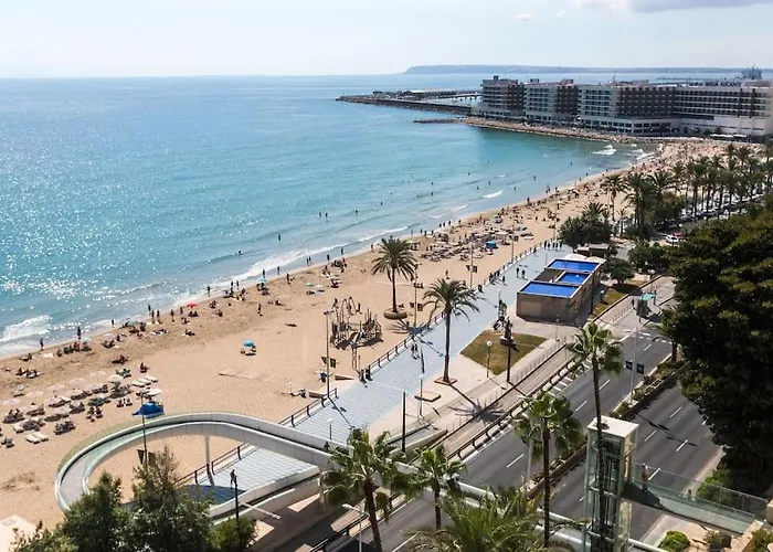 Apartament Con Vistas Al Mar Primera Linea De Playa Del Postiguet Alicante